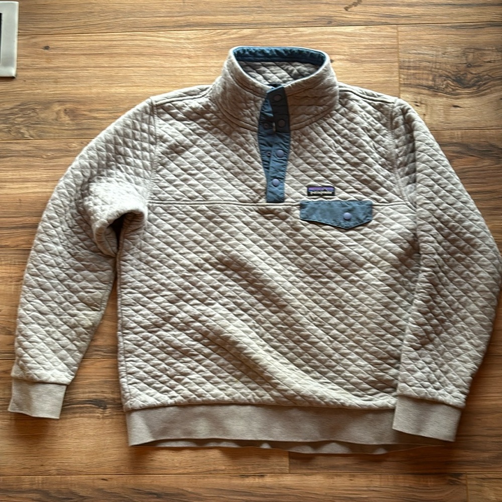 Patagonia t-snap quilted pullover